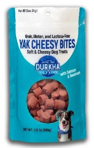 1ea 3.5oz Durkha Yak Cheesy Bites with Salmon and Beetroot - Items on Sales Now
